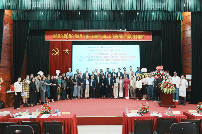 Bệnh viện Tuệ Tĩnh - Học viện Y - Dược học cổ truyền Việt Nam  tổ chức Hội thảo khoa học Quốc tế ứng dụng PLASMA Lạnh Mirari trong y học.